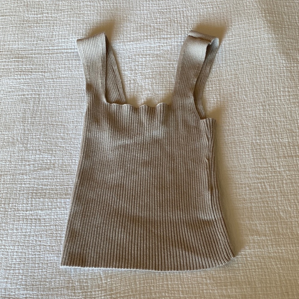 Abercrombie & Fitch Ribbed Tank Top